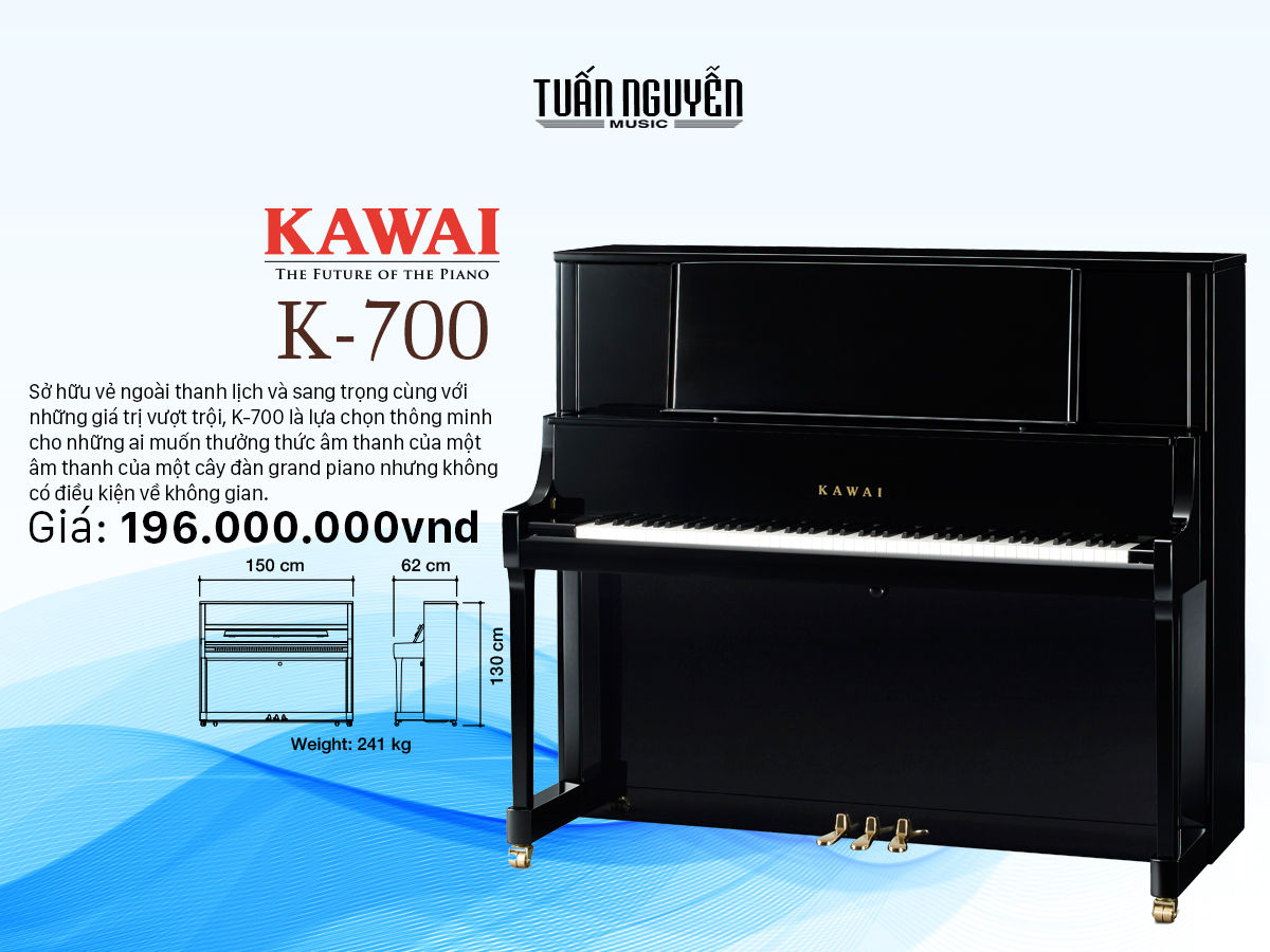 Đàn piano Kawai K-700 (2)