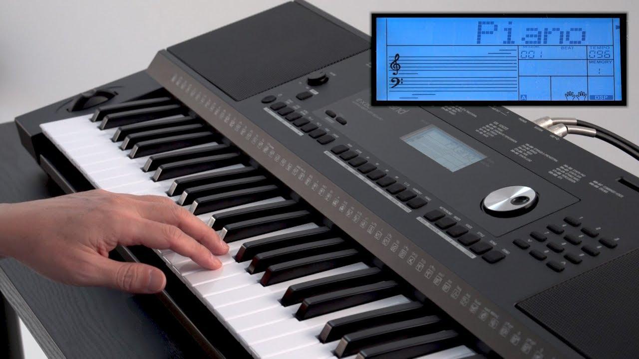 ÄÃ n Organ Roland E-X20A cÃ³ mÃ n hÃ¬nh LCD