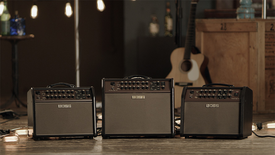 ampli boss acs pro acoustic guitar